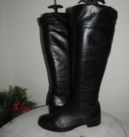 SCHÖNE STIEFEL «CARMEN`S» NAPPALEDER STOFFUTTER NP 189CHF 39